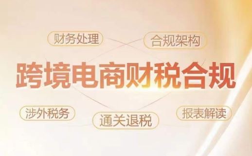 跨境老板财税合规特训营,规避财税风险、提升企业利润-星火爱财