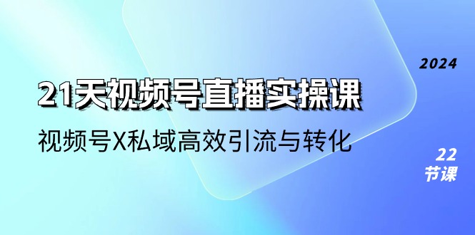 (10966期)21天-视频号直播实操课,视频号X私域高效引流与转化(22节课)-星火爱财