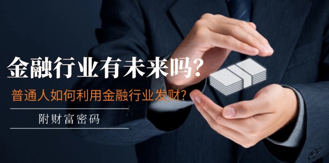 公众号付费文章:金融行业有未来吗?普通人如何利用金融行业发财?(附财富密码)-星火爱财