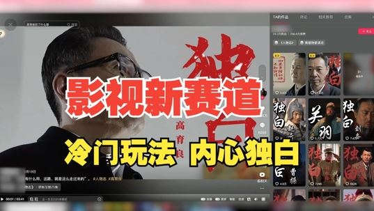 最新影视解说玩法,人物独白,30天涨粉24万+,全流程拆解【揭秘】-星火爱财