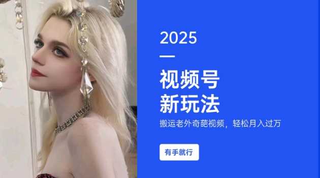 搬运老外奇葩视频,撸视频号分成计划收益,每天只需一小时,新手小白轻松月入过W-星火爱财