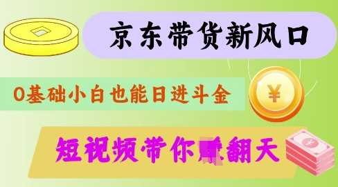 最新京东短视频带货代运营秘籍,轻松躺挣【揭秘】-星火爱财