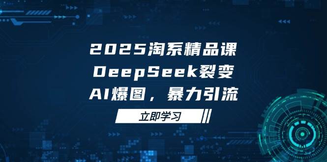 (14639期)2025 淘系精品课,DeepSeek 裂变,AI 爆图,暴力引流-星火爱财