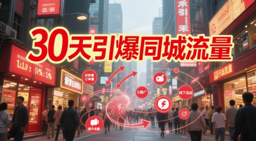 30天引爆同城流量:团购篇 认知篇 流量篇 来客篇 达人篇 老板人设IP篇 投流篇-星火爱财