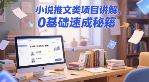 小说推文类项目讲解,0 基础速成秘籍-星火爱财