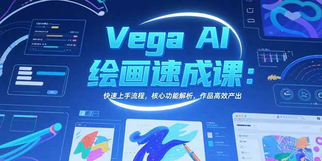 (15470期)Vega AI绘画速成课:快速上手流程,核心功能解析,作品高效产出-星火爱财