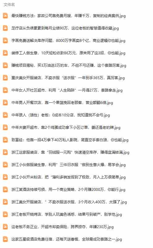 图片[3]-（9607期）真实有效391套商业模式，年入几十到几百万案例解析（电子书+视频+图文）-星火爱财