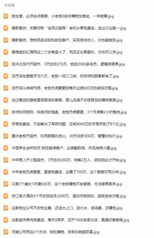 图片[5]-（9607期）真实有效391套商业模式，年入几十到几百万案例解析（电子书+视频+图文）-星火爱财