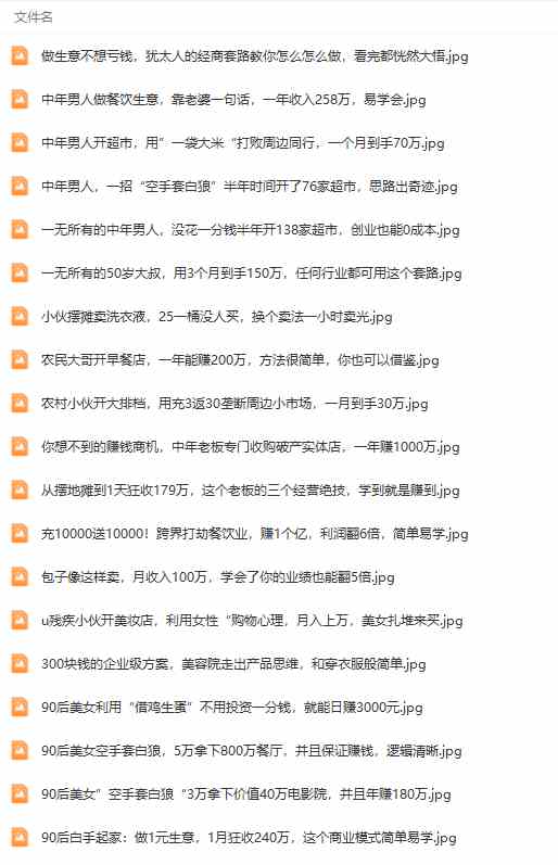 图片[7]-（9607期）真实有效391套商业模式，年入几十到几百万案例解析（电子书+视频+图文）-星火爱财