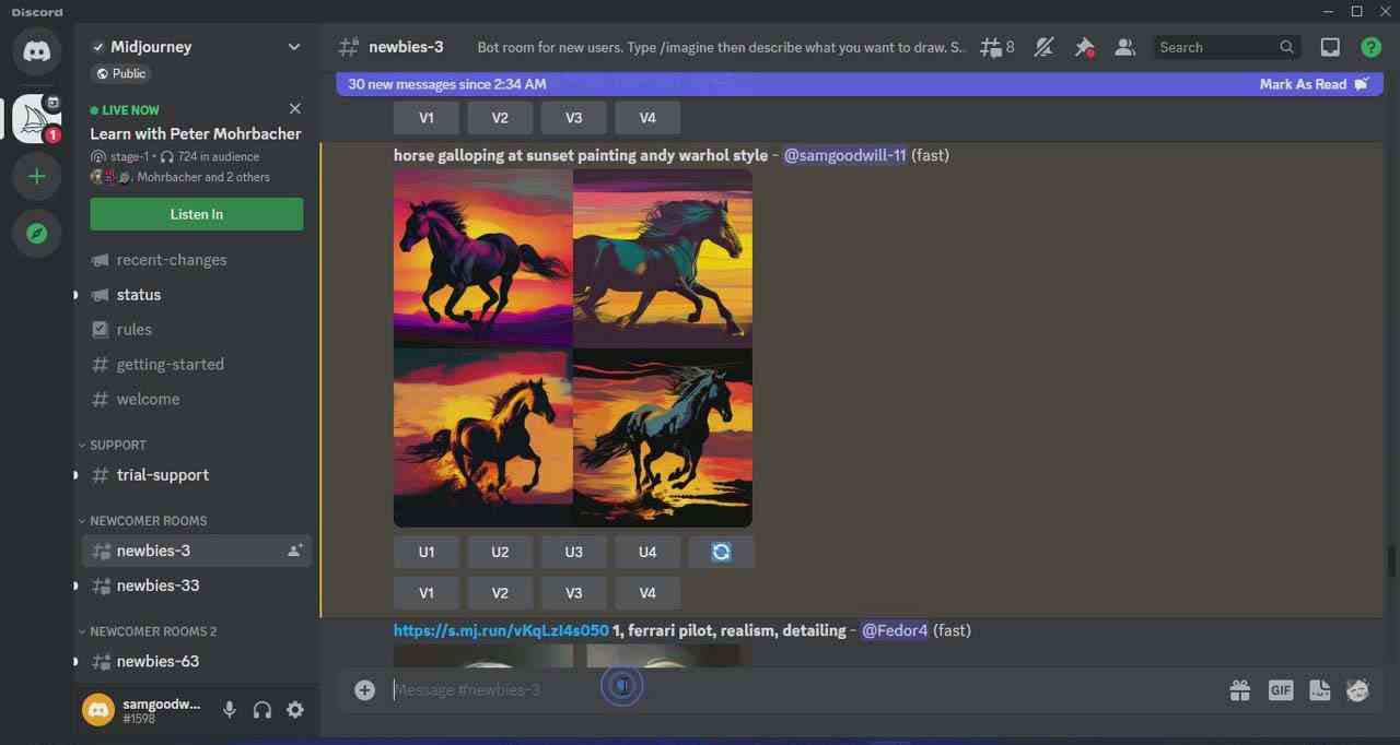 图片[6]-（9643期）Midjourney AI人工智能艺术图片从入门到高级创作教程-34节课-中英字幕-星火爱财