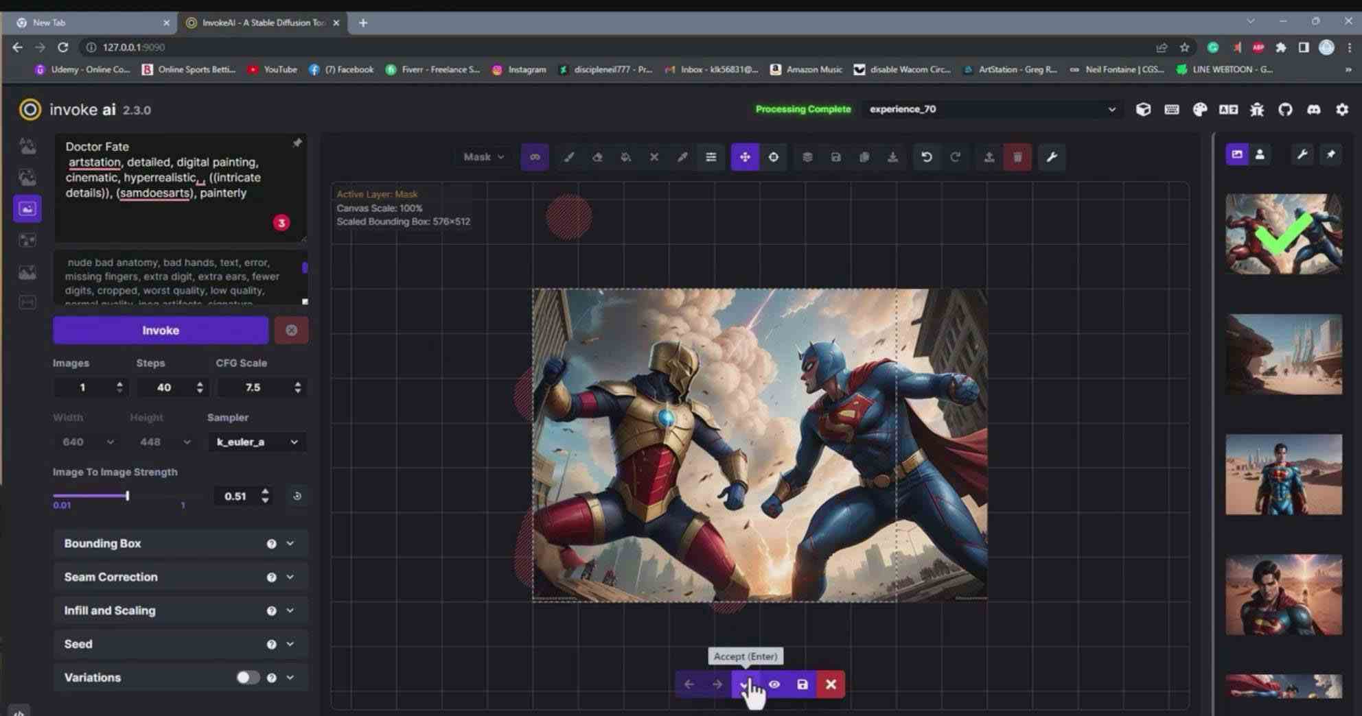 图片[3]-（9760期）Invoke AI 绘画教程-零基础创作可以销售的完美插图-49节-中英字幕-星火爱财