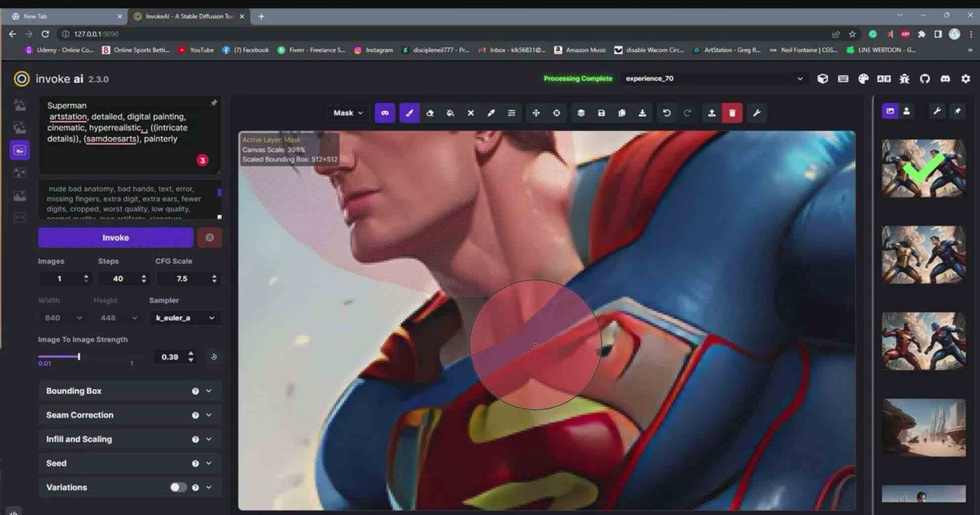 图片[4]-（9760期）Invoke AI 绘画教程-零基础创作可以销售的完美插图-49节-中英字幕-星火爱财