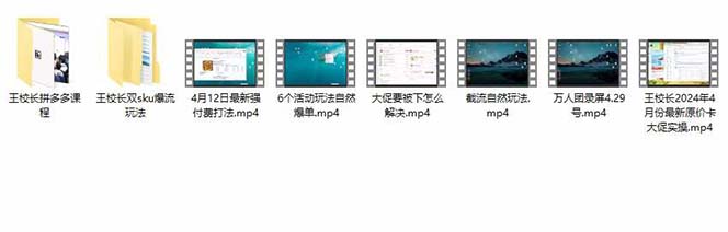 图片[3]-（10865期）拼多多·实战课：万人团玩法/截流自然流/最新强付费打法/最新原价卡大促..-星火爱财
