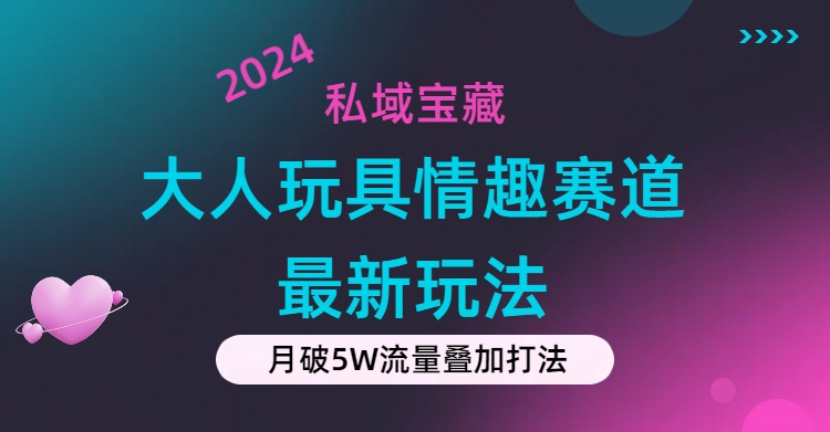 （11541期）私域宝藏：大人玩具情趣赛道合规新玩法，零投入，私域超高流量成单率高-星火爱财