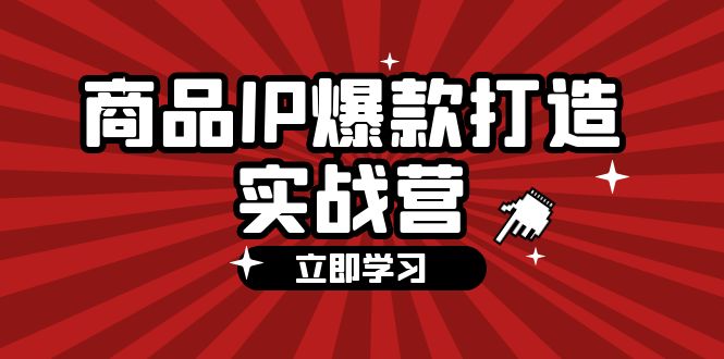 （12136期）商品-IP爆款打造实战营【第四期】，手把手教你打造商品IP，爆款 不断-星火爱财
