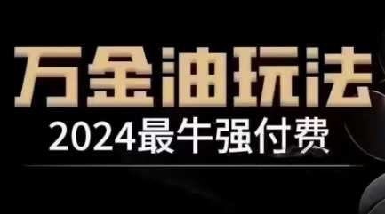 2024最牛强付费，万金油强付费玩法，干货满满，全程实操起飞（更新12月）-星火爱财