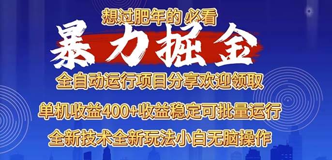 （13675期）2025暴力掘金项目，想过肥年必看！-星火爱财