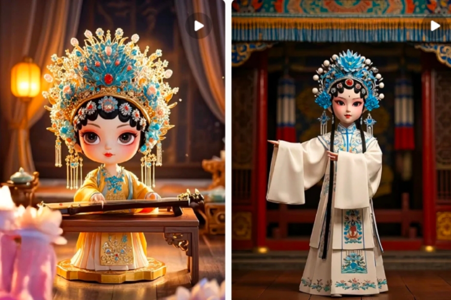 图片[2]-利用AI制做Q版古风娃娃视频，只需三步新手也能做出流量好到爆（附教程+提示…-星火爱财