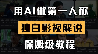 用AI做第一人称独白影视解说，手把手教学，保姆级教程-星火爱财