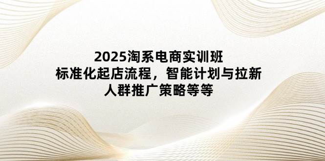 （14522期）2025淘系电商实训班：标准化起店流程，智能计划与拉新，人群推广策略等等-星火爱财
