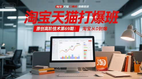 淘宝天猫打爆班原创高阶技术第69期：淘宝从0到爆-星火爱财