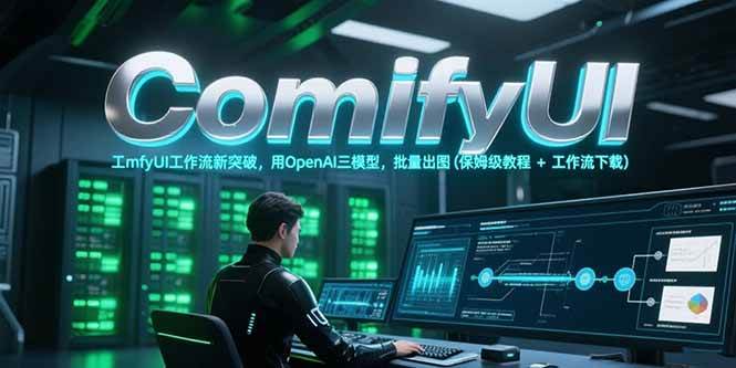 ComfyUI工作流新突破，用OpenAI三模型，批量出图(保姆级教程+工作流下载)-星火爱财