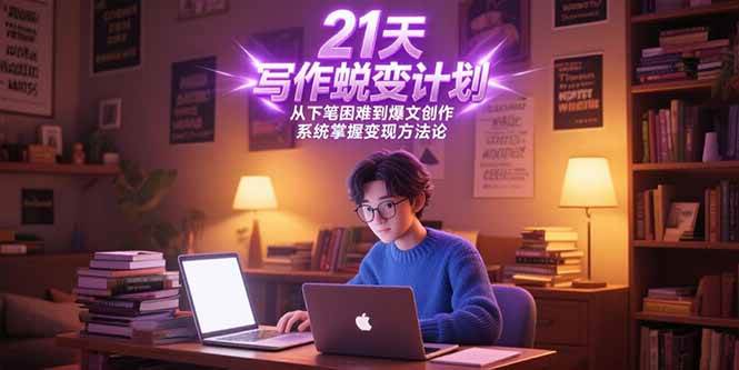 （15204期）21天写作蜕变计划，从下笔困难到爆文创作，系统掌握变现方法论-星火爱财