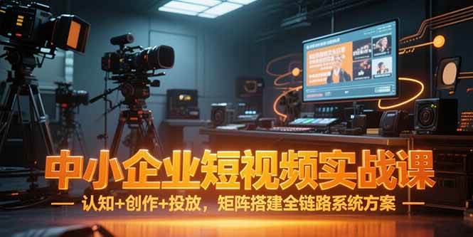 （15249期）中小企业短视频实战课，认知+创作+投放，矩阵搭建全链路系统方案-星火爱财